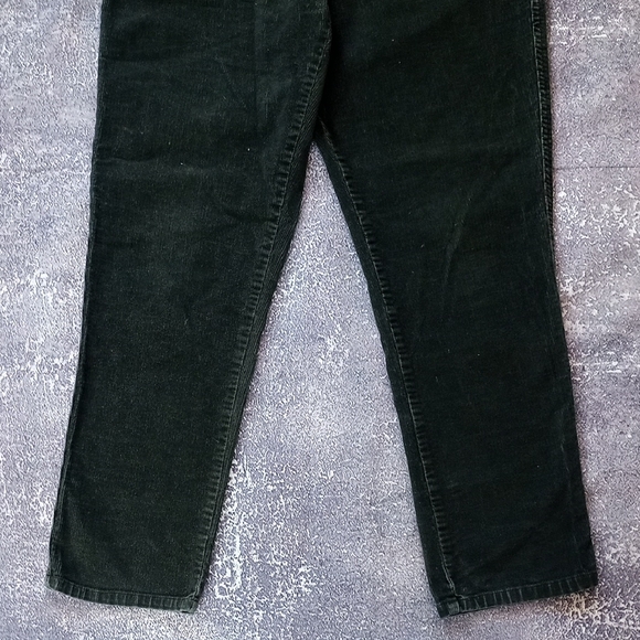 Vintage BILL BLASS Corduroy Green Mom Jeans STRETCH\ - Picture 4 of 9